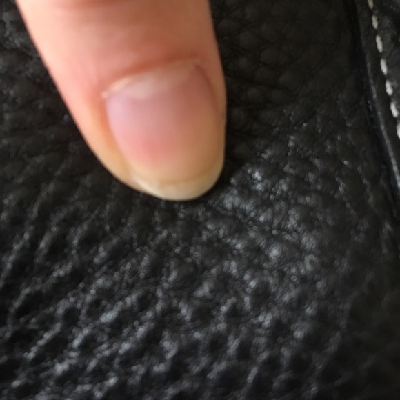 Coach black pebble leather hand bag Penelope - Picture 8 of 8